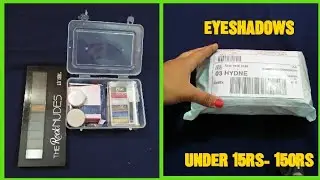 Cuffsnlashes Eyeshadow  MAKEUP palatte from 15rs-150rs haul