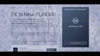 How to upgrade your $FX tokens to $PUNDIAI