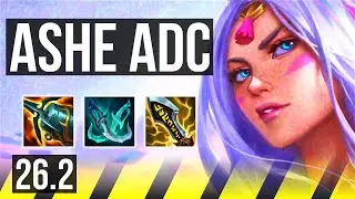 ASHE & Pyke vs YUNARA & Thresh (ADC) | 42K damage | KR Master | 26.2