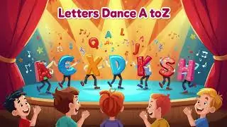 Letters Dance A to Z | Fun Alphabet Song for Kids | Learn ABC