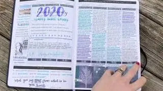 January Flip Through in my Christian Planner for my Bible Study!