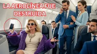 Un VIP blanco roba los asientos de primera clase de una pareja negra, ¡minutos después, la aero..