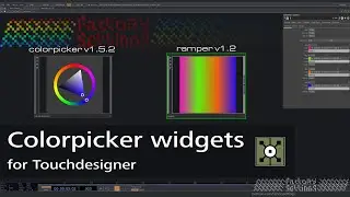 Colorpicker widgets for Touchdesigner v1.5.2