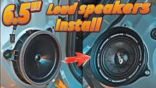 Toyota Tacoma Rear 6.5 speaker Install. Down4Sound Hexicone Pro