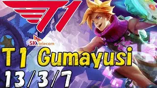 T1 Gumayusi エズリアル(Ezreal) VS ゼリ(Zeri) BOT ADC patch 13.8 KR RANK