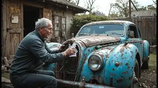 ASMR Car Restoration: 1937 Bugatti Type 57SC Atlantic #cars #restoration #bugatti 
