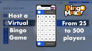 Host a virtual bingo game with Bingo Maker