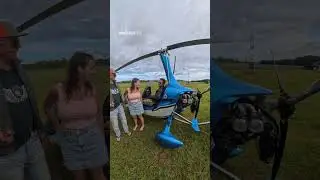 Julia&lsquo;s and Constantin&lsquo;s first experience in an Autogyro MTO 2017.