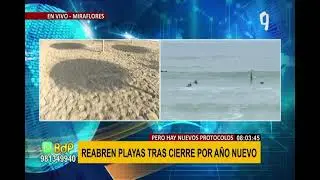 Reabren playas de Miraflores, Chorrillos y Barranco tras estar cerradas cuatro d&iacute;as