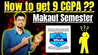How to get 9 CGPA in MAKAUT Semester?🔥😱(100% SECRET)🔵 #cgpa #makaut #9+cgpa