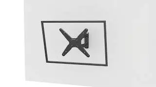 TV39-443AL True Vision Slim Full Motion TV Wall Mounts for 23&Prime; to 55&Prime;