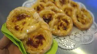 Klassische Puddingbrezel - Puddingteilchen selber machen - Kuchenfee