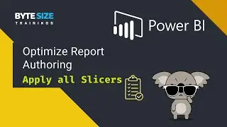 Using the Apply all Slicers feature to Optimize Report Authoring in Power BI #powerbi #optimization