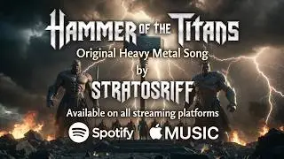 🔨 HAMMER OF THE TITANS ⚒️ | Official Heavy Metal Music Video | STRATOSRIFF 🤘