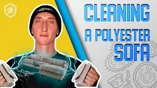 Cleaning a polyester sofa, it seemed clean, but the water after cleaning is very dirty.