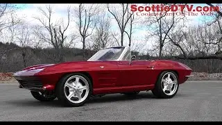 1964 Corvette Convertible: LS Swapped & Custom Leather! (Pro Auto Interiors Reveal!)