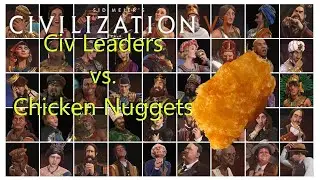 Which Civilization 6 Leader Could Eat the Most Chicken Nuggets?