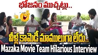 Mazaka Movie Team Hilarious Fun Interview  | Hero Sandeep Kishan |  @CultPolitics