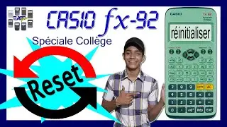R&eacute;initialiser calculatrice CASIO fx-92 Sp&eacute;ciale Coll&egrave;ge✅ Pas &agrave; pas.