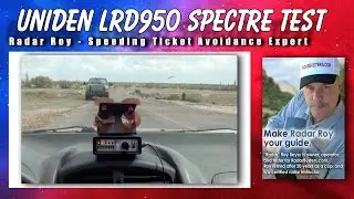 Uniden LRD950 Radar Detector Spectre RDD Test