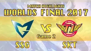 SSG vs SKT Game 2 Finals Worlds 2017 - World S7 Championship Highlights