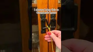 Pack zip ties for easy child proofing when visiting relatives! #toddler #parenting #familytrip