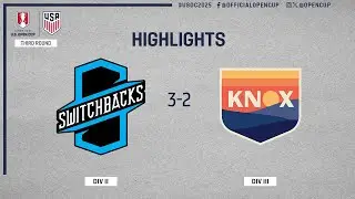 Colorado Springs Switchbacks vs. One Knoxville HIGHLIGHTS | U.S. Open Cup Round 3 | April 16, 2025