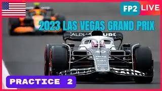 🔴F1 LIVE | 2023 LAS VEGAS GP | Practice 2 | Live data and Commentary {Las Vegas Circuit}