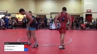 2018 Marine Corps US Open/Masters A Greco Roman 88 Semis - Ernie Vasheresse (Unat) Vs. Nick Africa