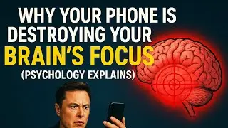 Why your phone is destroying your brain's focus. (Psychology Explains)