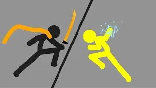 Scarf ninja vs Yellow rematch