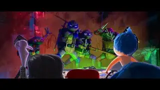 Inside Out Emotions Watching Teenage Mutant Ninja Turtles Mutant Mayhem Final Trailer