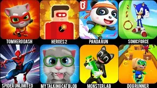 panda Run,Tom Hero Dash,Dog Runner,My Talking Cat Blob,Monster Lab,Sonic Force,Heroes 2&hellip;.