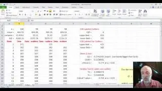 Lecture20 (Data2Decision) Outlier Testing in Excel and R