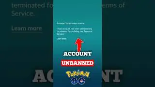 Как разбаниться в Pokemon Go 2024! #pokemogo #pokemon #unban #shorts