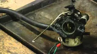LAWN TRACTOR FUEL PROBLEM REPAIRED