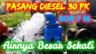 Pasang Mesin Diesel 30 PK Dan Pompa Niagara 6 Dim