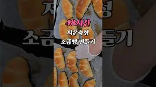 [48시간 저온숙성]소금빵The Ultimate 48-Hour Salt Bread Recipe (Cold Fermented)