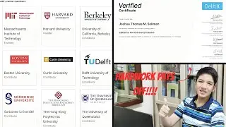 Сертификат по математическому анализу для поступления в университет от EdX (Делфтский технический университет) | 13 лет, Джошуа Солиман