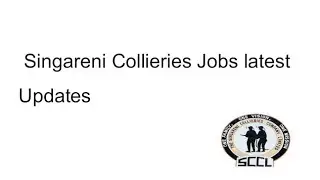 #sccl #sccljobs #TSPSC Singareni Collieries Jobs latest Updates