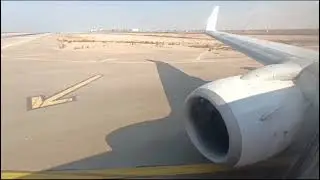 Taxiing and takeoff from Djerba to Prague number OM-GTF  #takeoff #boeing737 #smartwings #airplane