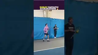 RUBLEV FANTASTIC FOREHAND ACCELERATIONS #tennis #shorts