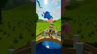 Knock Knock! GEORGE Watch Out For That Boomerang! #shorts #roblox #peppapig