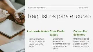 Curso de escritura 2.0, edici&oacute;n AEC