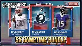 5x начальных и начальных пакетов игрового времени | Madden Mobile 21 Pack Вступительный выпуск. 7