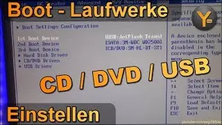 Boot-Reihenfolge &auml;ndern (PC von CD/DVD/USB starten)