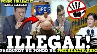 ILLEGAL NA PAGKUHA SA PHILHEALTH AT PDIC! MARCOLETA PINAALALA ANG SABLAY PINAG GAGAWA NILA SA PONDO!