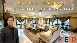 For Sale - RM1.05m | Maxwell Towers, Bukit Gasing - Petaling Jaya | 3-Bedder Condo - Fully Furnished