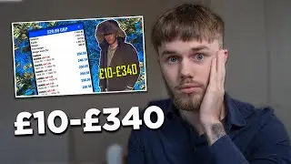 Reacting to My First Forex Video! &pound;10 Account Flip!