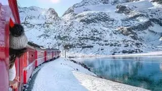 ✨🎄TREN REGIONAL BERNINA SUIZA🚂 2025✨🎄🌟❄⛄🏂#navidad2025 